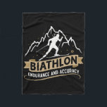 Biathlon Winter Sport Skiing Riffle Shooting Biath Fleece Blanket<br><div class="desc">Biathlon Winter Sport Skiing Riffle Shooting Biathlete 20</div>