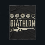 Biathlon Winter Sport Skiing Riffle Shooting Biath Fleece Blanket<br><div class="desc">Biathlon Winter Sport Skiing Riffle Shooting Biathlete 21</div>