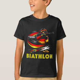 Biathlon winter sports cross country skiing T-Shirt