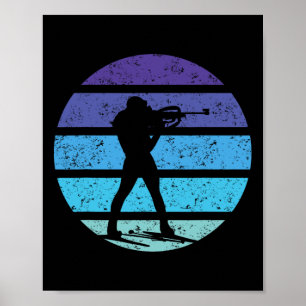 Biathlon Winter Sports Skiing Poster