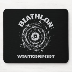 Biathlon Winter Sports Target Mouse Pad