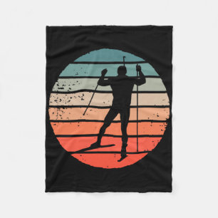Biathlon Wintersport Action Fleece Blanket