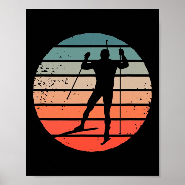Biathlon Wintersport Action  Poster (Front)
