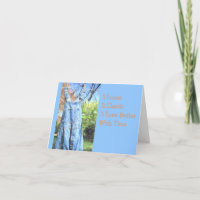 BIB-OVERALLS DRYING ON CLOTHESLINE/BIRTHDAY CARD