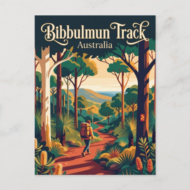 Bibbulmun Track Australia Postcard (Front)