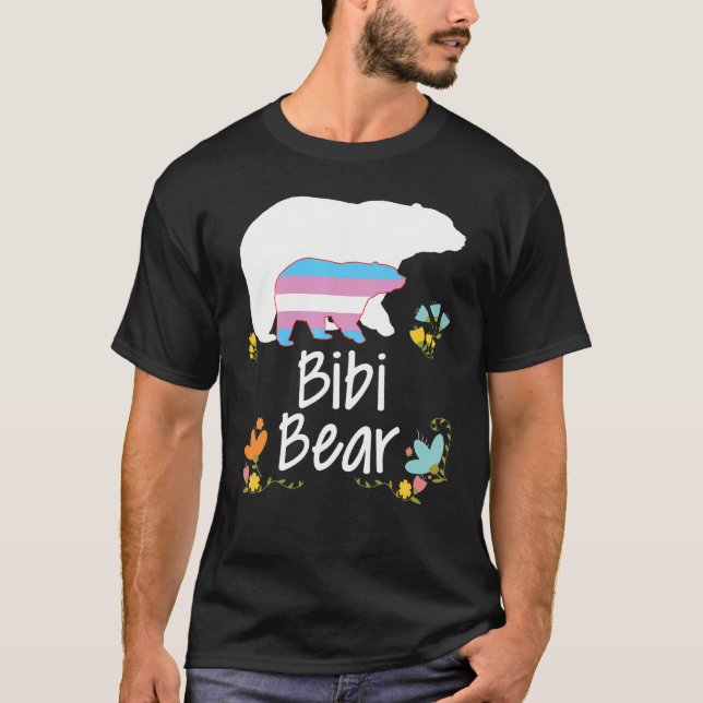Bibi Lgbt Bear Transgender Rainbow Lgbt Gay Lesbia T-Shirt (Front)