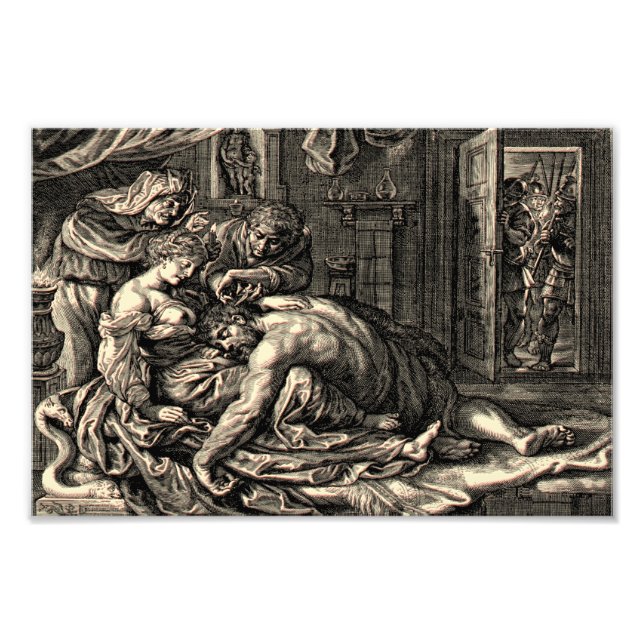 Bibical Samson and Delilah Photo Print (Front)