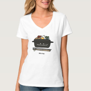 Bibimbap Korean rice bowl namul vegetables egg T-Shirt