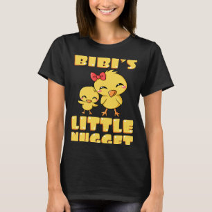 Bibi's Little Nugget Chicken Lover Grandma Mother' T-Shirt