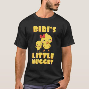 Bibi's Little Nugget Chicken Lover Grandma Mother' T-Shirt