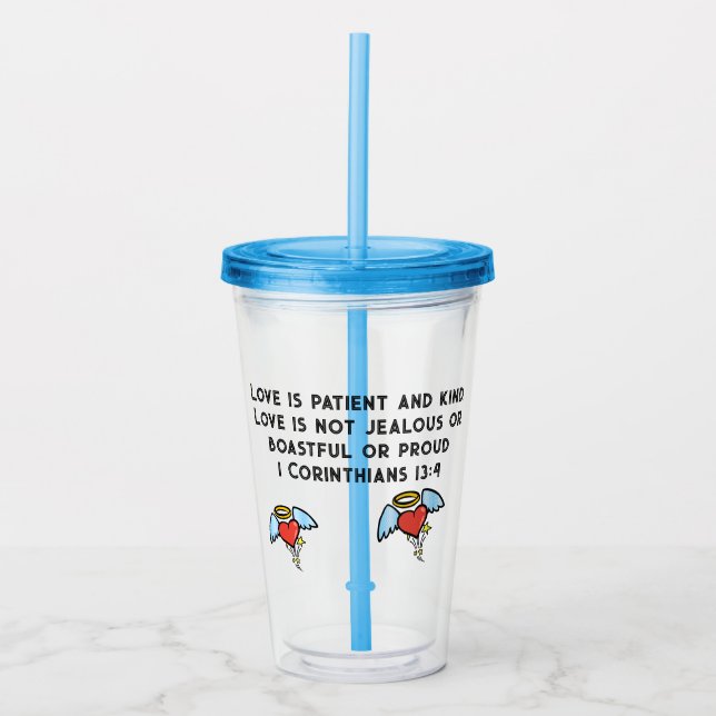 Bible  acrylic tumbler (Front)