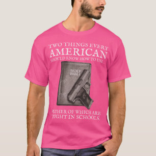 Bible And The 2Nd Amendment Gun T-Shirt