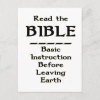 Bible - Basic Instruction Before Leaving Earth