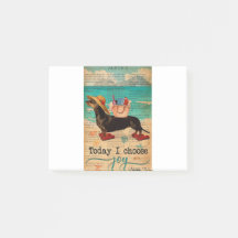 Bible Beach Life Joy Dachshund