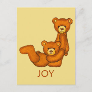 Bible Bears ~ Joy Scripture Postcard