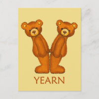 Bible Bears ~ Yearn Scripture ~ Flashcard