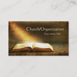 Bible-Christianity-Religious Business Card