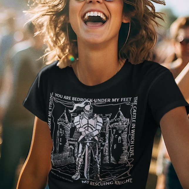 BIBLE CINDERELLA BEDROCK, CASTLE, RESCUING KNIGHT  T-Shirt (Creator Uploaded)