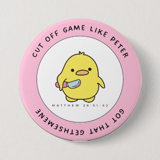 Bible Duckie 7.5 Cm Round Badge