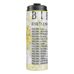 Bible Emergency Numbers Thermal Tumbler