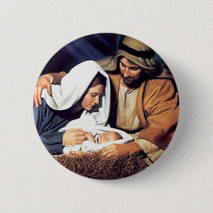 bible faith Jesus Christ inspirational pray prayer 6 Cm Round Badge