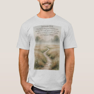 Bible Jeremiah 29:11 Christian Men's Tee Shirt