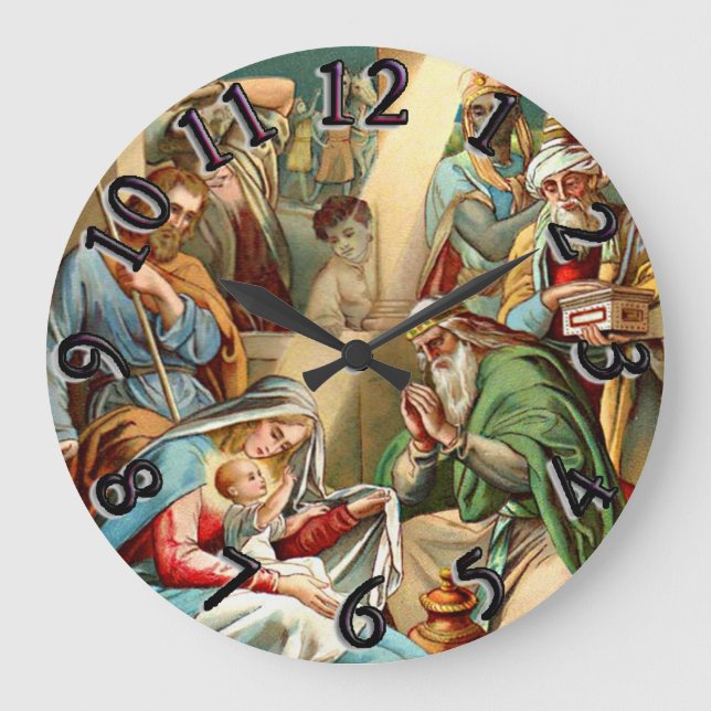 bible jesus clock (Front)