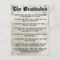 Bible Matthew 5 Beatitudes Sermon on the Mount