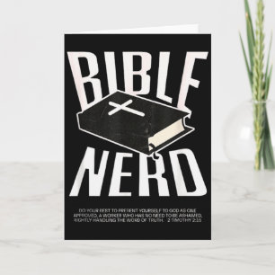 Bible Nerd Christian Theology Student Holy Spirit  Card