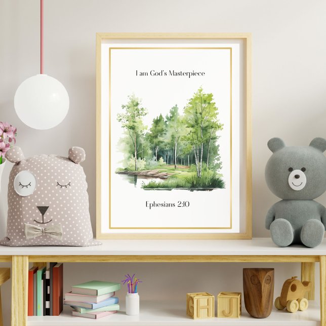 Bible Nursery Decor, Woodland theme nursery Photo Print (Creator Uploaded)