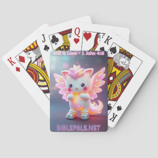 Bible Pals #1 - Nini - God is Love 1 John 4:8 Playing Cards