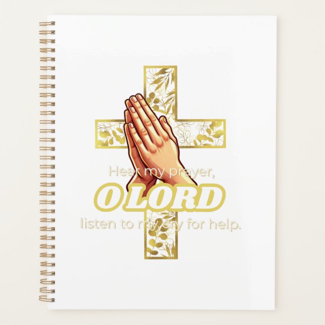 Bible Psalm 39:12  Planner (Front)