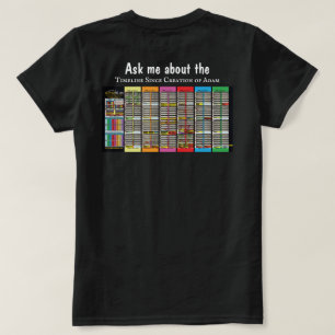 Bible Quote and Timeline Since Adam for her T-Shirt