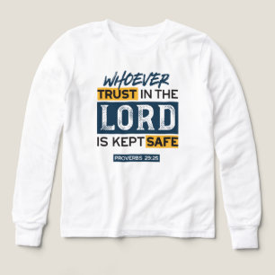 Bible Quote Art - Proverbs 29:25 Trust in God