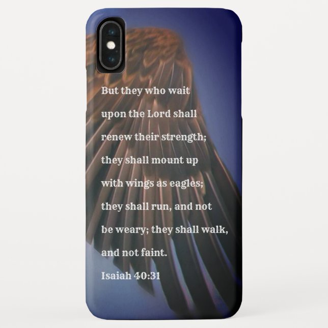 Bible Quote Case-Mate iPhone Case (Back)