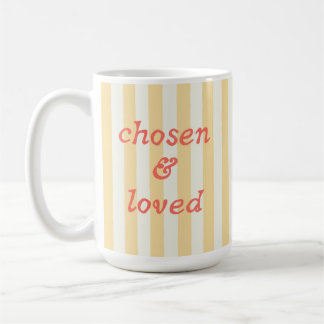 Bible Quote Christian Aesthetic Simple Lettering Coffee Mug
