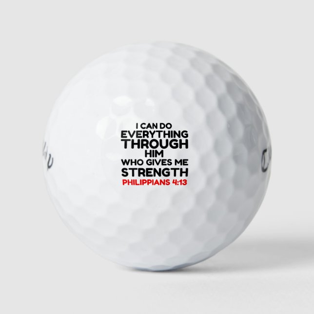 BIBLE QUOTE GOLF BALLS (Front)