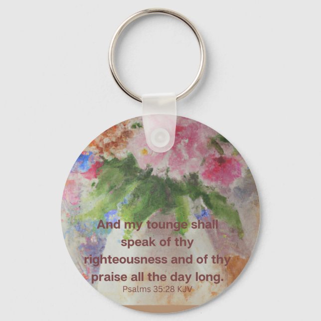 Bible quote key ring (Front)