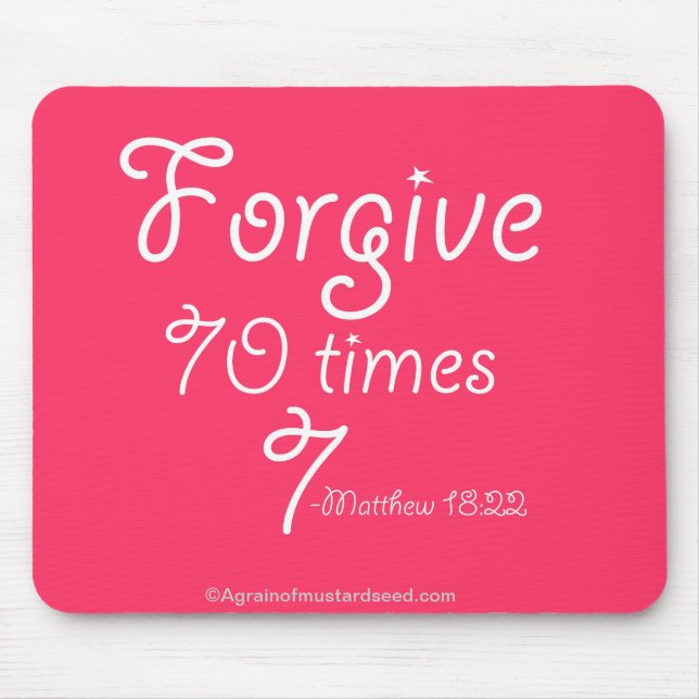 Bible Quotes Christian Mouse Pad (Front)