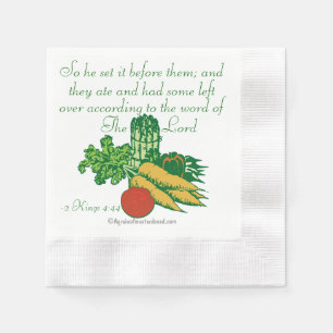 Bible Quotes Christian Napkin