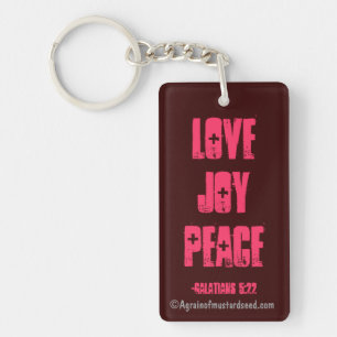Bible Quotes Inspirational Key Ring