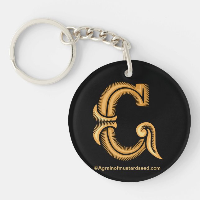 Bible Quotes Inspirational Key Ring (Front)