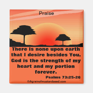 Bible Quotes Inspirational Magnet
