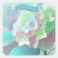 Bible Quotes Mothers, Oil Painted Orthensia Flower