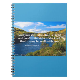 Bible Quotes Spiral Notebook