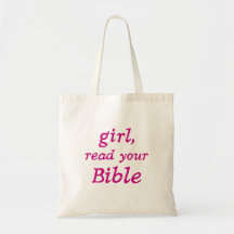 Bible Reading Encouragement Pink Lettering Women's