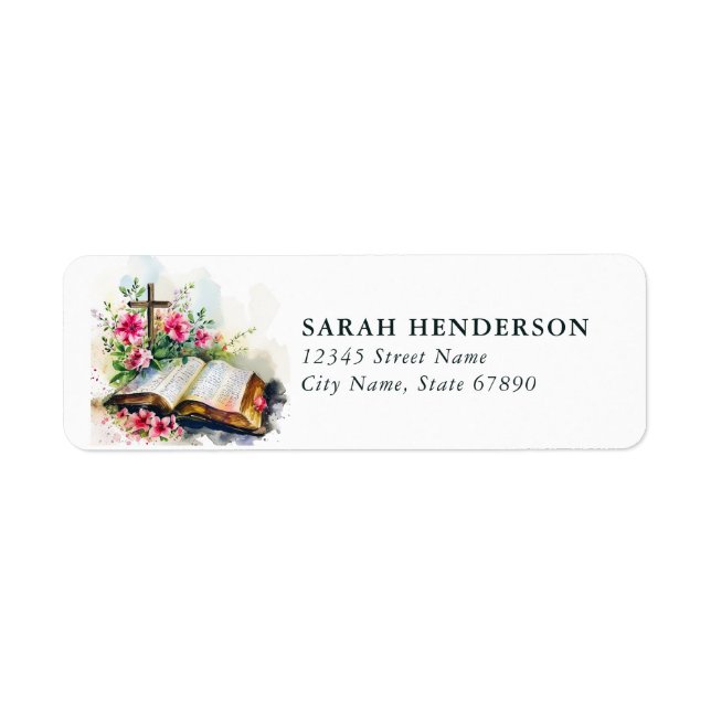 Bible Return Address Labels (Front)