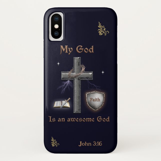 Bible Scripture Case-Mate iPhone Case (Back)