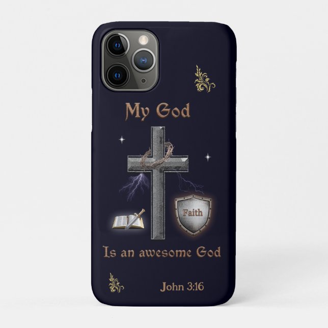 Bible Scripture Case-Mate iPhone Case (Back)
