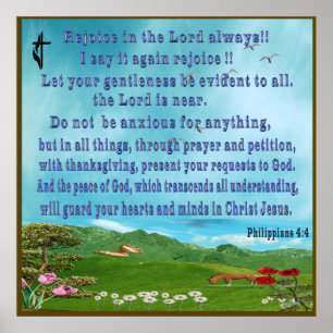 Bible scripture christian poster